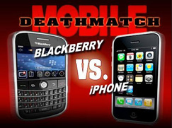 BlackBerry Torch 9800 VS iPhone 4