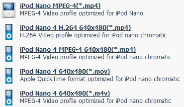 iPod Nano Video Profile