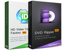 WonderFox DVD Ripper Pro + HD Video Converter Factory Pro