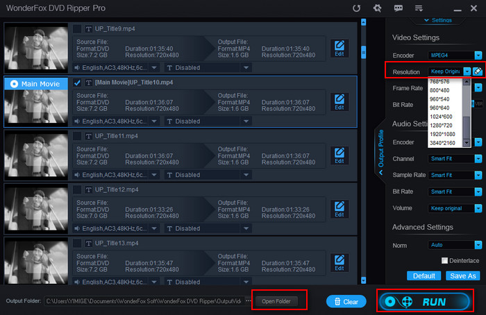 Change the resolution for better ratio aspect