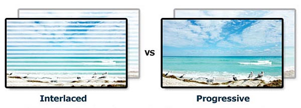 Progressive Scan VS Interlaced Scan