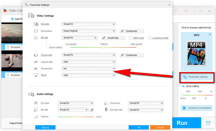 Enable Deinterlace Option