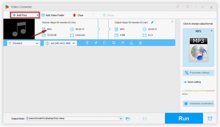 Import MKA File(s)