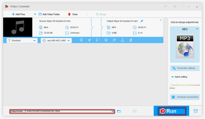 Start Converting MKA Files to MP3