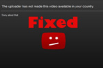 YouTube video is not available