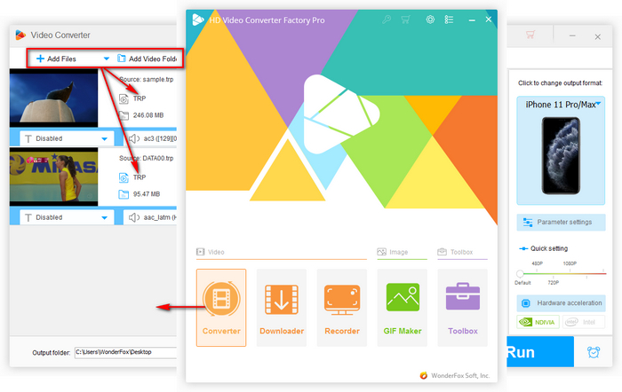 Import TRP Files into TRP Converter