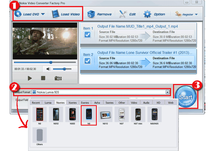 Convert Video to Nokia N8