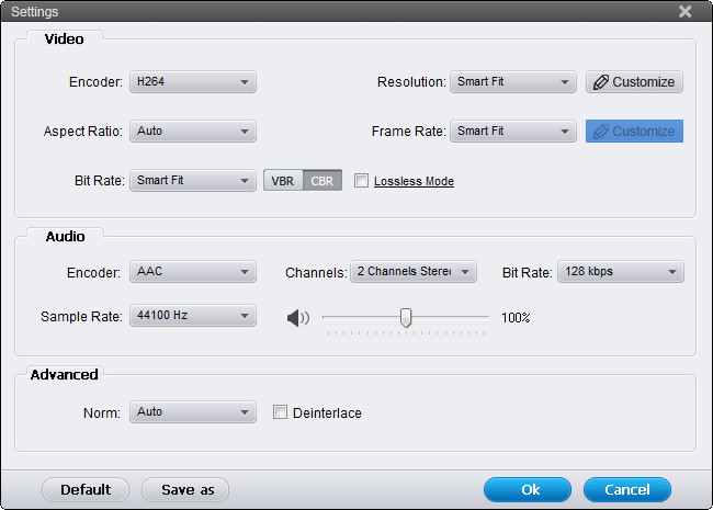 Control the Samsung Galaxy S6 / S6 Edge DVD video parameters in “Settings”