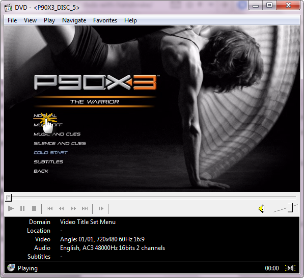 P90X3 DVD