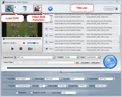 Load DVD Files