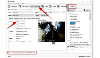 Convert 3G2 to MP4 Using HandBrake