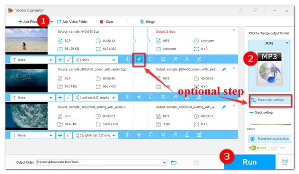 3GP File to MP3 Converter