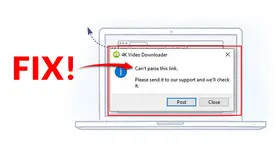 4K Video Downloader Can’t Parse This Link