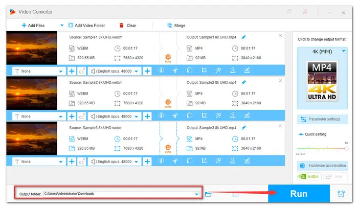 Start Converting 8K Video