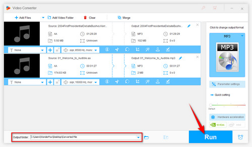 Convert Audible to MP3 in Batches