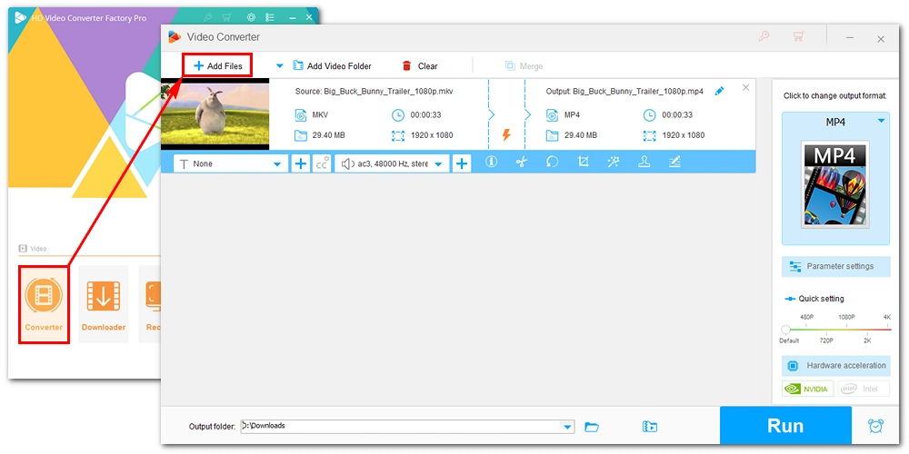 Switch AC3 to MP3 in a Video