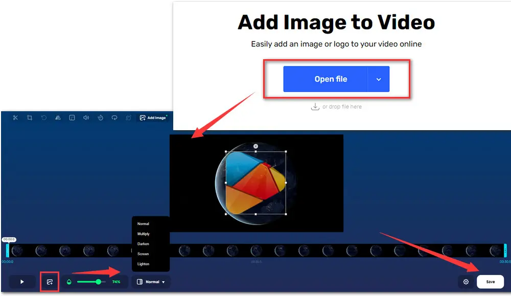 How to Put a Picture on a Video Online 