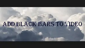 Add Black Bars to Video