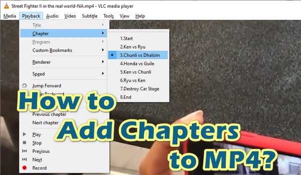 Create Chapters in MP4