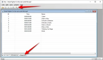 Create MP4 Chapters Using Drax