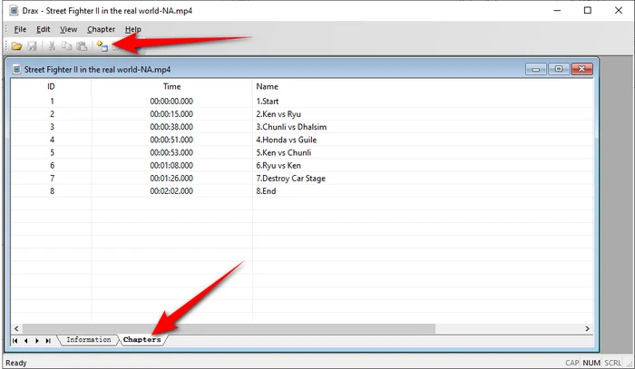 Create MP4 Chapters Using Drax