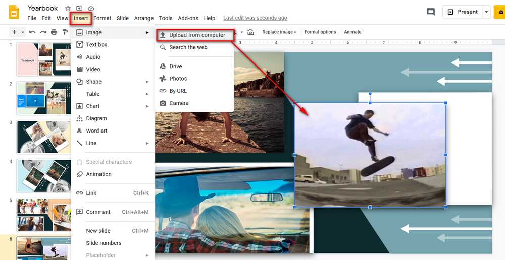 How to Put a GIF in Google Slides via Computer
