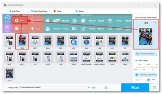 Select Output Format