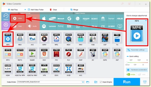 Choose an Output Format