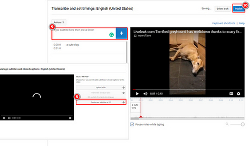 Add text YouTube video editor