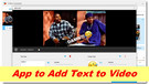 Apps to Add Text to Video