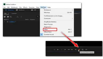 Record Audio Adobe Audition