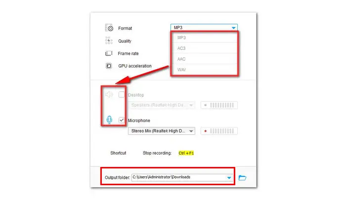 Record Audio in Audition Alternative