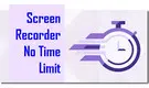 Screen Recorders No Time Limit