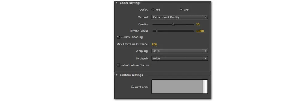 WebM Plugin for Adobe Media Encoder