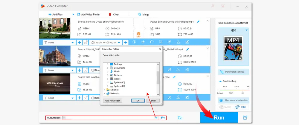 Export Converted Files