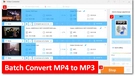 Bulk MP4 to MP3