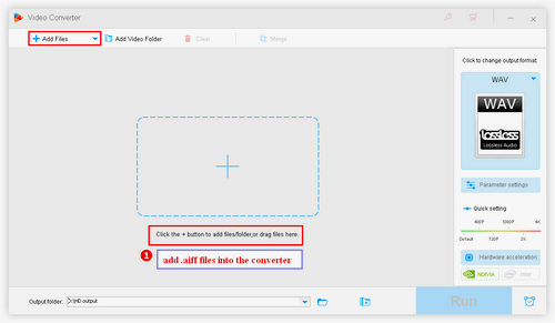 Add .aiff files into the converter