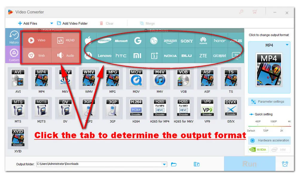 Choose an Output Format