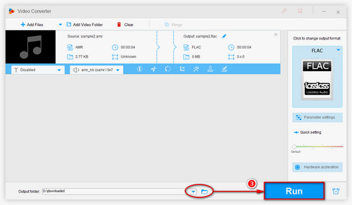 Convert AMR to Other Formats