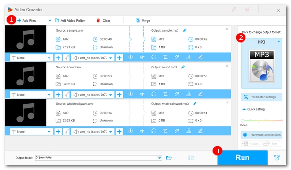 Convert AMR to MP3 at Once