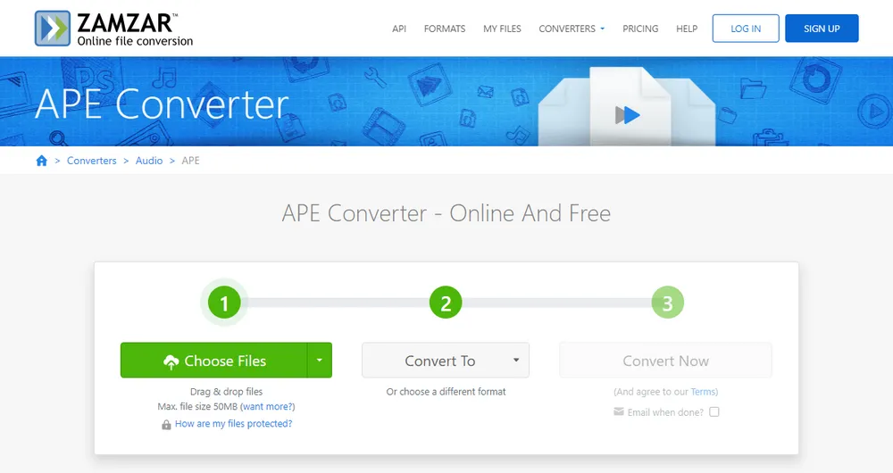 Online APE Converter