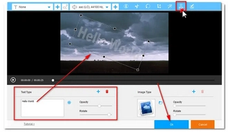 Add Text to Video with Editor's Pick