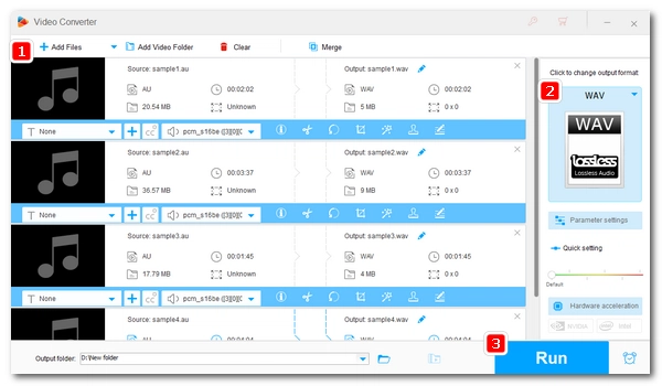 Au to WAV Converter Free Download