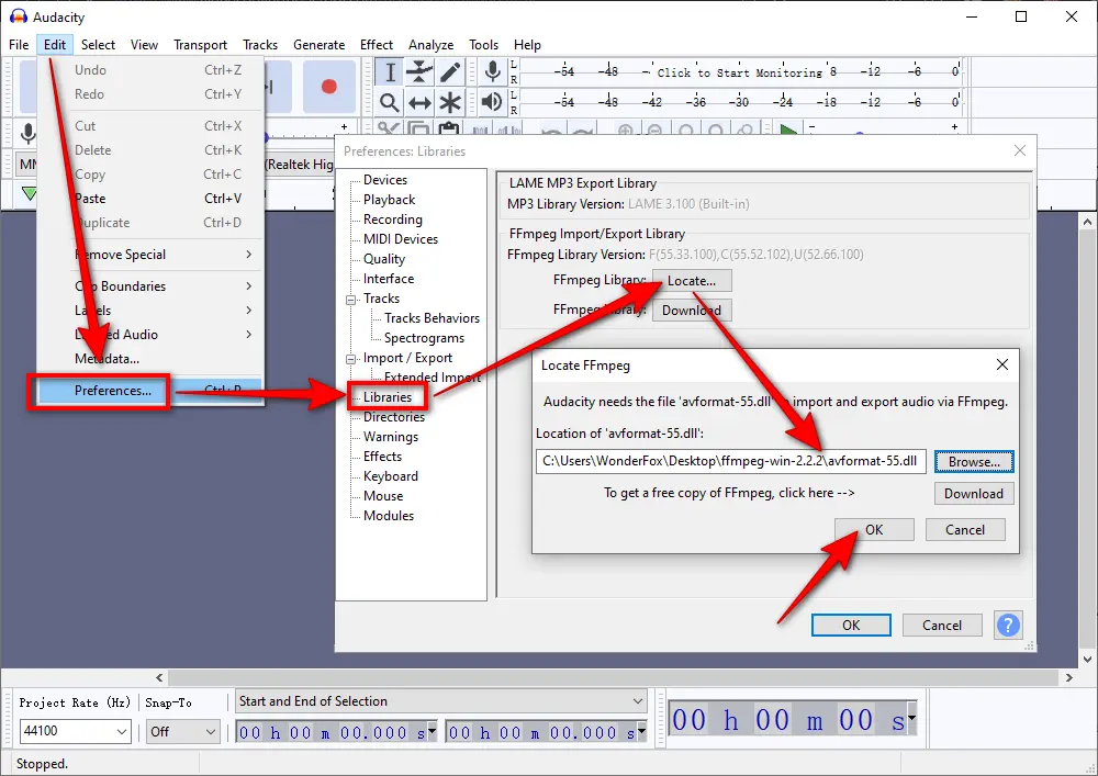 Advanced Audio Coding File Audacity