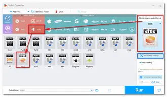 Adjust Output Settings