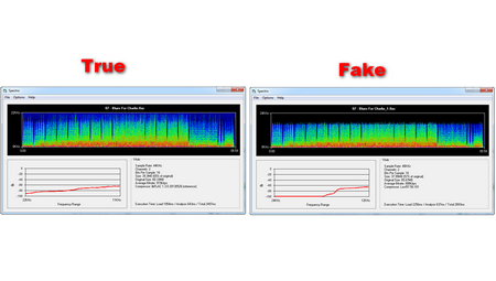 Spectro audio file checker