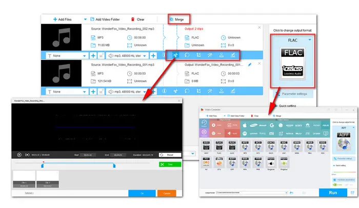 Convert and Edit the Audio Recordings