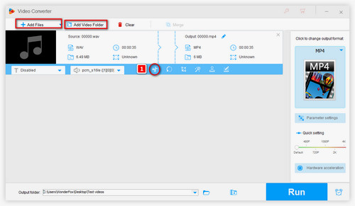 Load Source Files into Audio Track Splitter