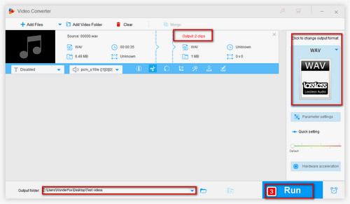 Output Audio Clips