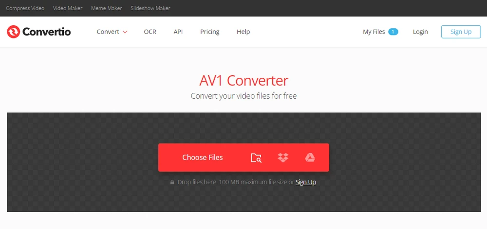 AV1 Converter Online